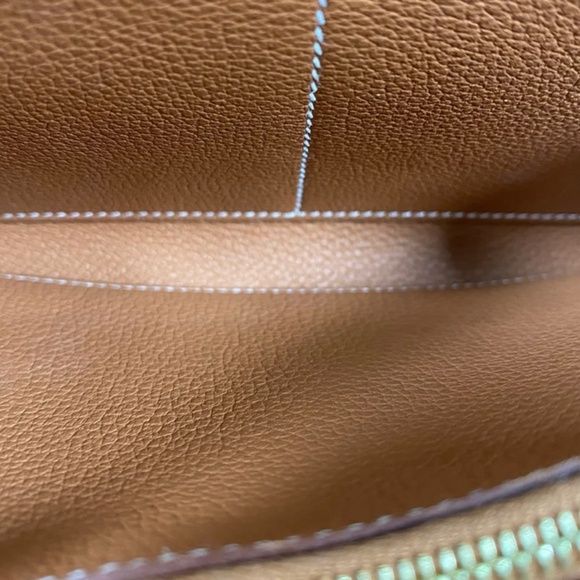 Authentic Pre-Owned Hermes Kelly To Go Gold Evercolor Gold Hardware - Picture 12 of 16